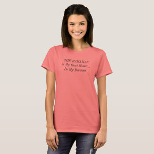 BAHAMAS Drömhem Karibien Resemål T Shirt