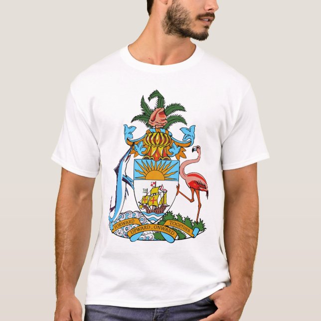 bahamas emblem tee shirt (Framsida)