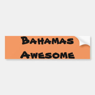 Bahamas enormt citationstecken bildekal