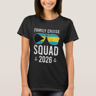 Bahamas Familjekryssningssquad 2026 Semester Match T Shirt