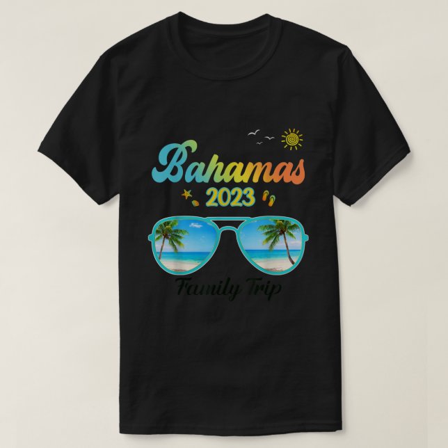 Bahamas Family Resa Matching Group Vacation Cruise T Shirt (Design framsida)