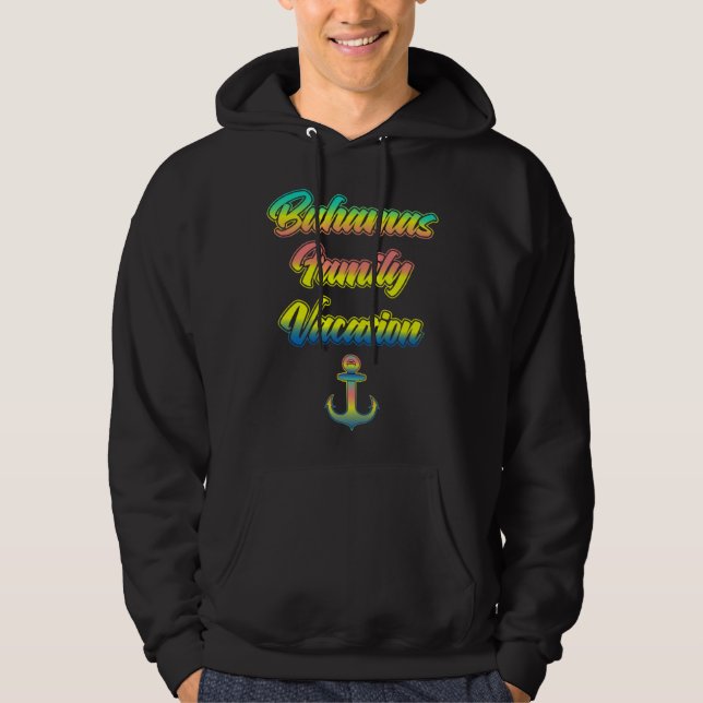 Bahamas Family Trip Summer Travel Bahamas Cruise V Hoodie (Framsida)