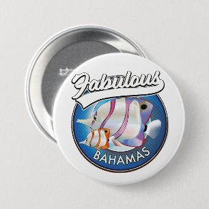 Bahamas fantastiska logotyp knapp