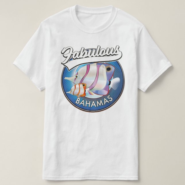 Bahamas fantastiska logotyp t shirt (Design framsida)