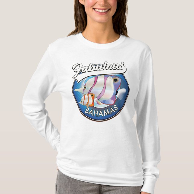 Bahamas fantastiska logotyp T-Shirt (Framsida)