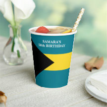 Bahamas Flag Bahamansk Födelsedagsfest