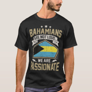 Bahamas Flag Eldfullständiga bahamanska flickor & T Shirt