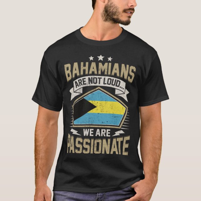 Bahamas Flag Passionate Bahamians Girls & Women T Shirt (Framsida)
