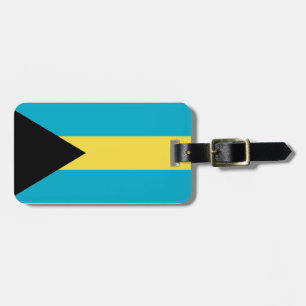 Bahamas flagga bagagebricka