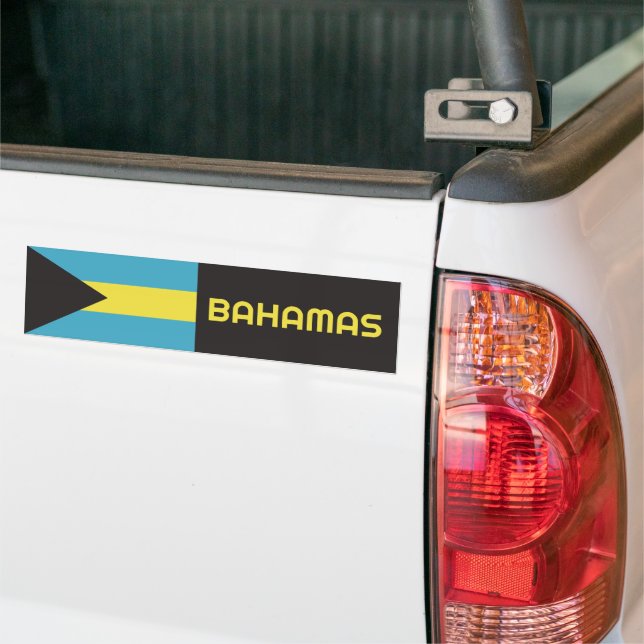 Bahamas Flagga Bildekal (På lastbil)