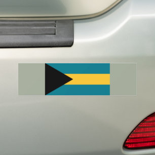 Bahamas-flagga Bildekal