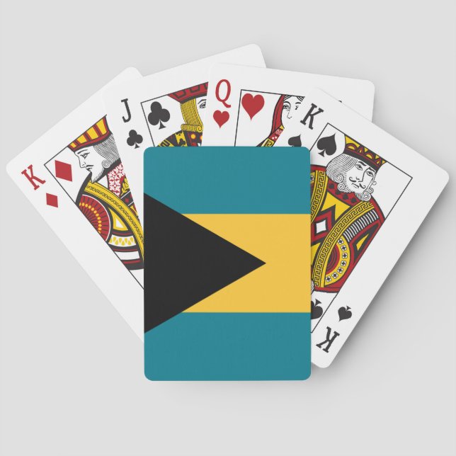 Bahamas Flagga Casinokort (Baksidan)