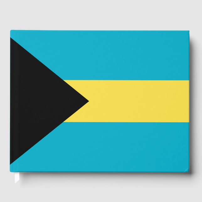 Bahamas flagga gästböcker (Framsida)