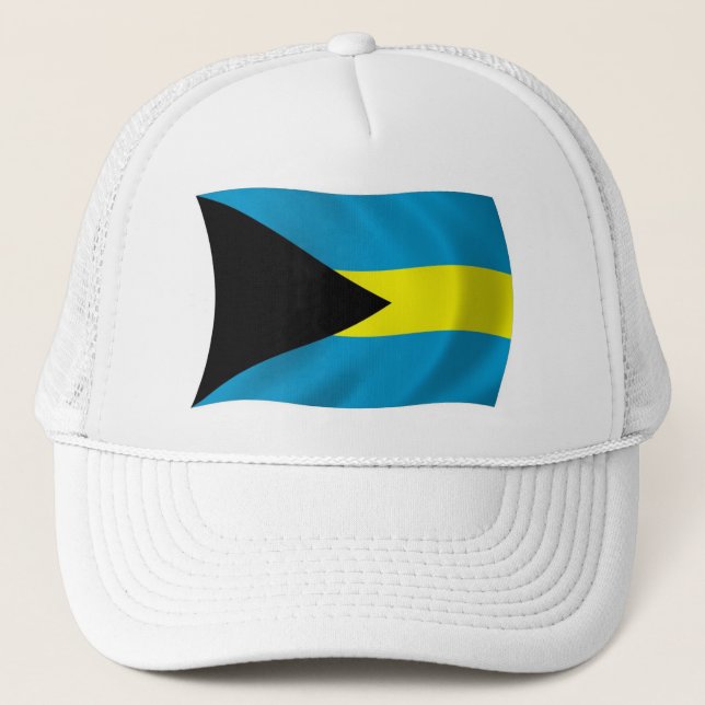 Bahamas Flagga Hat Keps (Framsida)