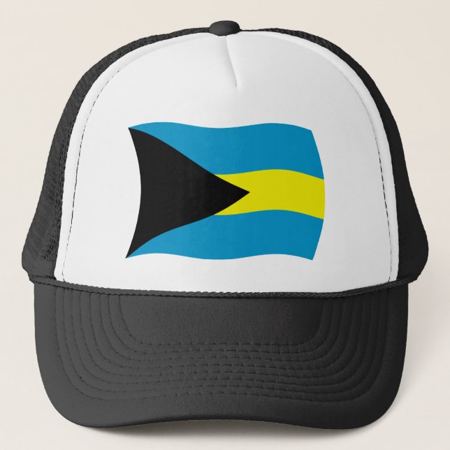 Bahamas Flagga Hatt Truckerkeps (Framsida)