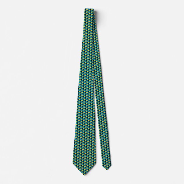 Bahamas Flagga Hearts Tie Slips (Framsida)