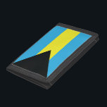 Bahamas-Flagga i blått, svart och Gult<br><div class="desc">Denna sjudande utformning fångar Bahamas-flagga innersta väsen och firar önationens skönhet och motståndskraft. Den svarta triangeln symboliserar det bayamiska folkets styrka och styrka, medan de blå banden representerar himmel och havet, och den gyllene gulten återspeglar sol och sandstränderna. Jag återskapade Bahamas-flagga med hjälp av färg blått, gult och svart, och...</div>