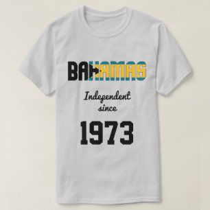 Bahamas Flagga Independence Firande T Shirt