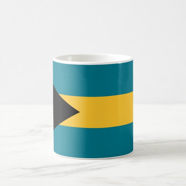 Bahamas-flagga Kaffemugg (Center)