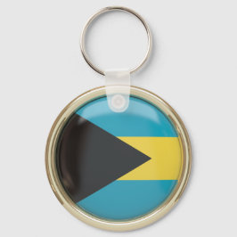 Bahamas Flagga Keychain Nyckelring