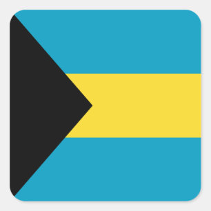 Bahamas Flagga Klistermärke