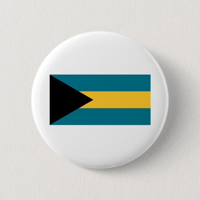 Bahamas Flagga Knapp (Framsida)
