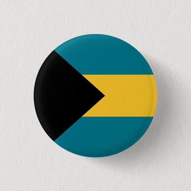 Bahamas-flagga Knapp (Framsida)