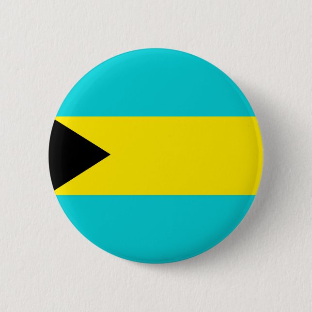 Bahamas flagga knapp (Framsida)