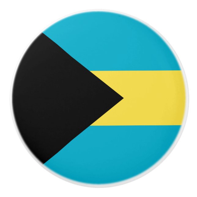 Bahamas flagga knopp (Framsidan)
