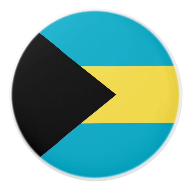 Bahamas flagga knopp (Framsidan)