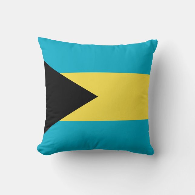 Bahamas-Flagga Kudde (Framsida)