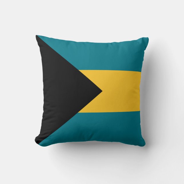 Bahamas-flagga Kudde (Framsida)