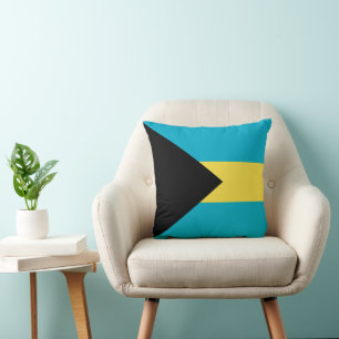 Bahamas flagga kudde
