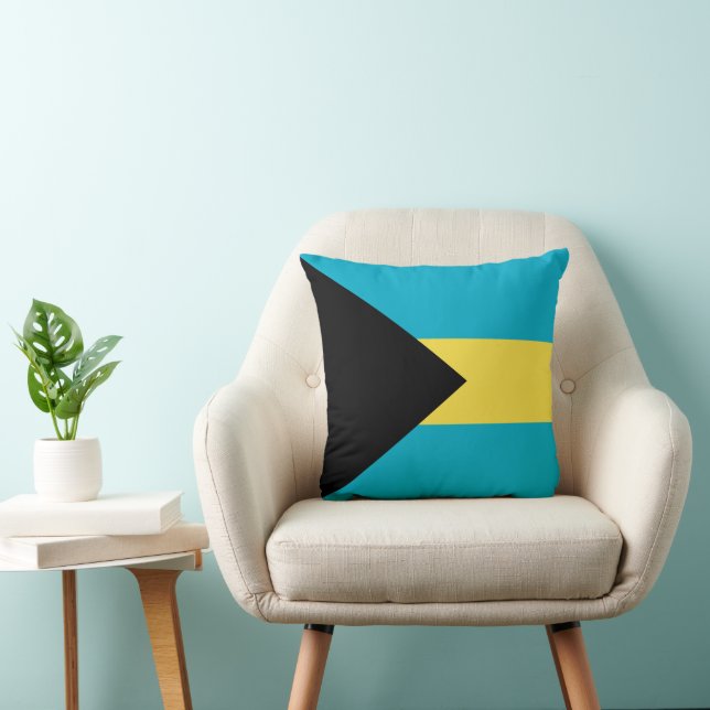 Bahamas flagga kudde (Stol)