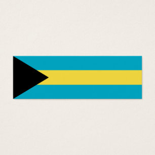 Bahamas flagga litet visitkort