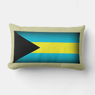 Bahamas Flagga Lumbar Pillow Lumbarkudde