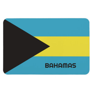 Bahamas Flagga Magnet