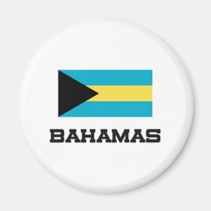 Bahamas flagga magnet