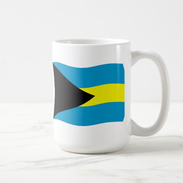 Bahamas Flagga Mugg (Höger)