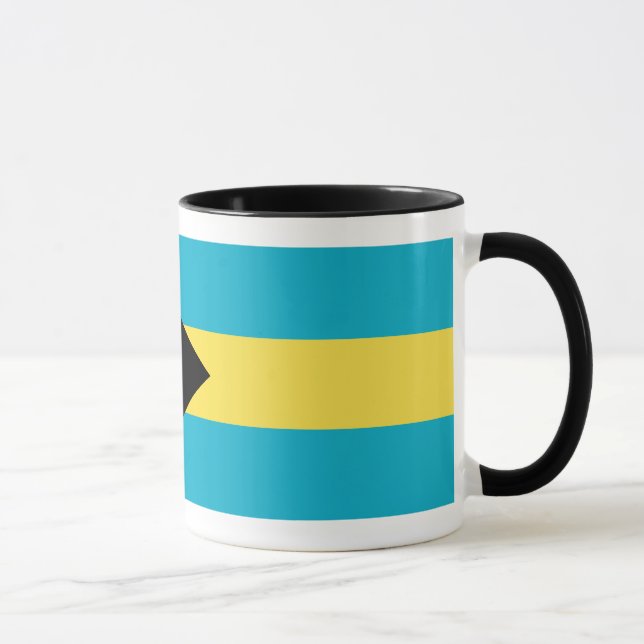 Bahamas flagga mugg (Höger)