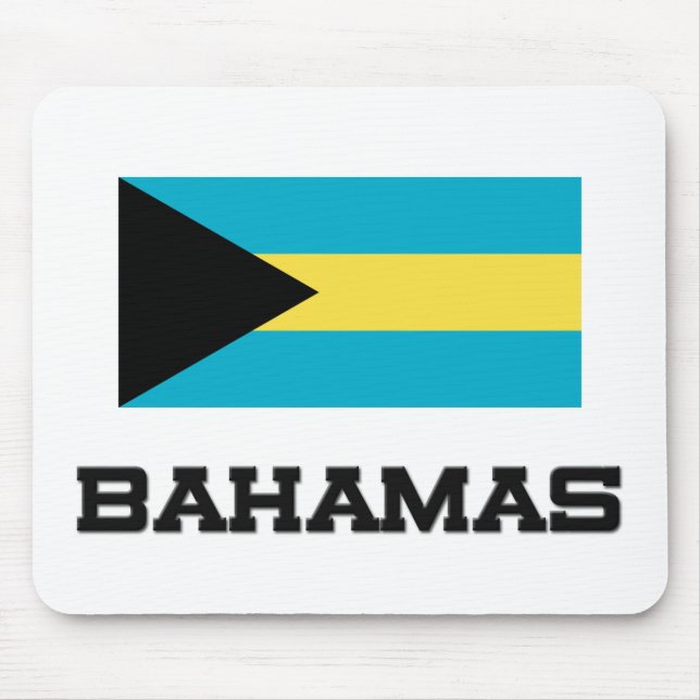 Bahamas flagga musmatta (Framsidan)