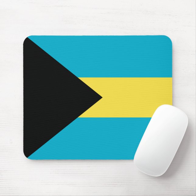 Bahamas flagga musmatta (Med mus)