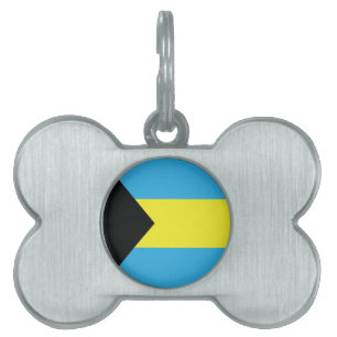 Bahamas-Flagga Namnbricka Husdjur