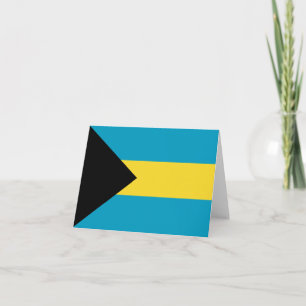 Bahamas Flagga Notecard Kort