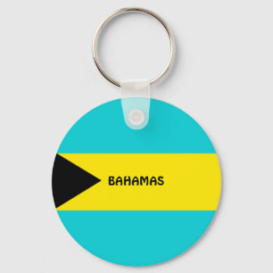 Bahamas flagga nyckelring