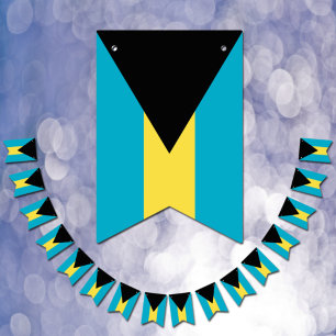Bahamas Flagga & Party Bahamas Fänor / Bröllop