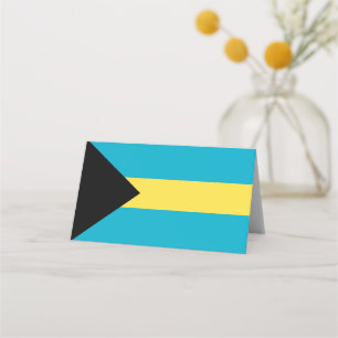 Bahamas flagga placeringskort