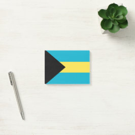 Bahamas flagga post-it block