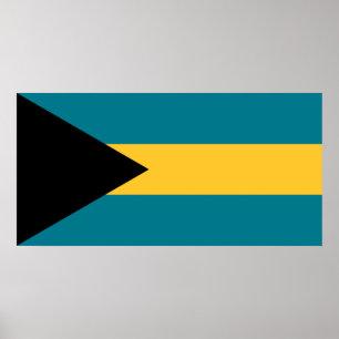 Bahamas-flagga Poster
