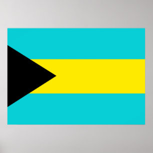 Bahamas Flagga Poster